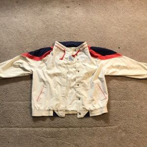 Be In The Current Seen Medium, White Windbreaker